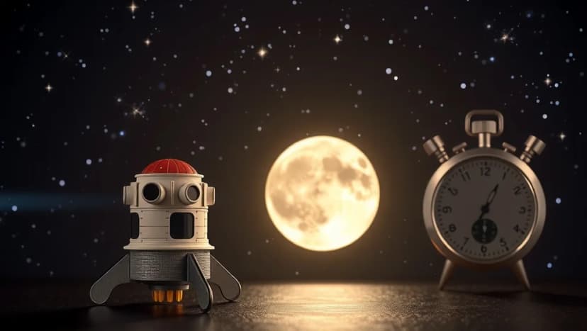 Hur lång tid tar det att åka till månen