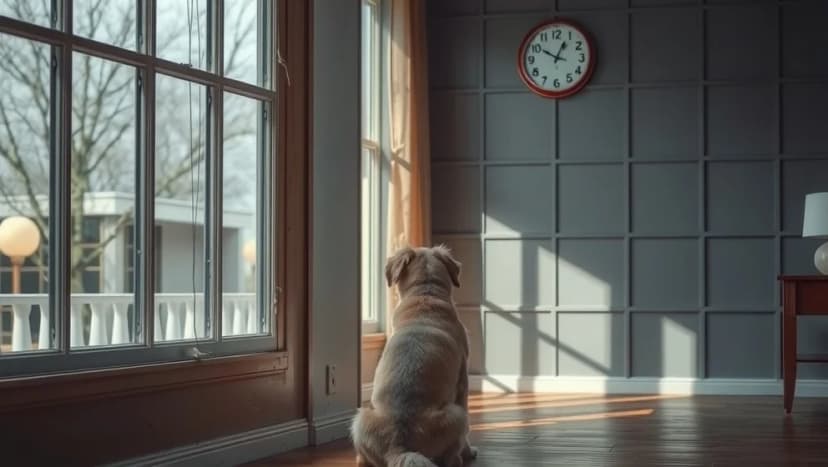 Hur länge får en hund vara ensam hemma